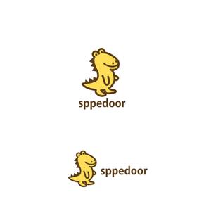 上忠 (uetyu)さんのspeedoor 旅行会社のlogo　キャラクターロゴへの提案