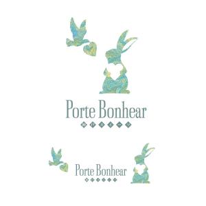 dscltyさんのスィーツショップ「Porte Bonheur」のロゴへの提案