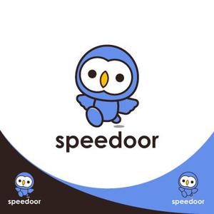 HABAKIdesign (hirokiabe58)さんのspeedoor 旅行会社のlogo　キャラクターロゴへの提案