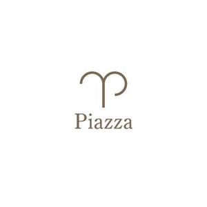 さんの石窯焼ピザのお店「ピアッツァ」のロゴ（商標登録予定なし）への提案