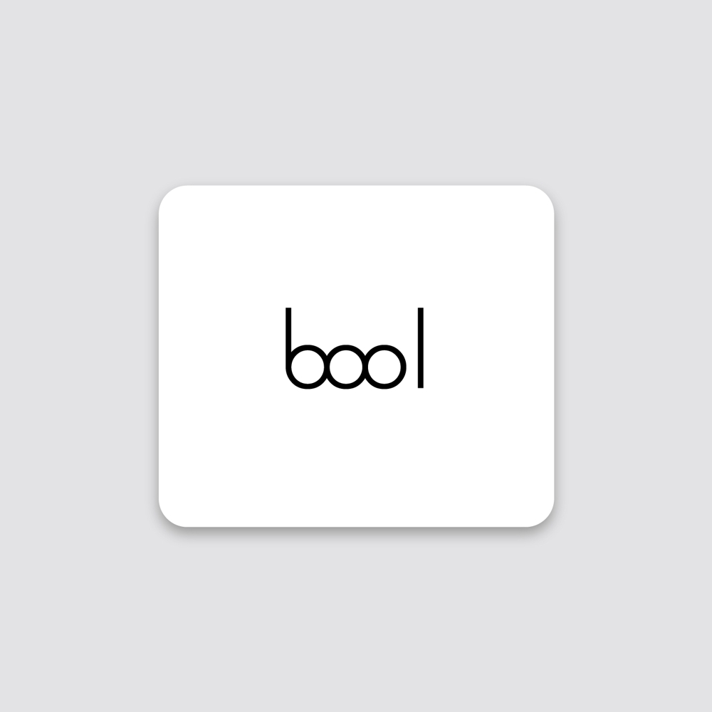 リニューアルオープンの美容室「bool」のロゴ