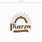 DeeDeeGraphics (DeeDeeGraphics)さんの石窯焼ピザのお店「ピアッツァ」のロゴ（商標登録予定なし）への提案