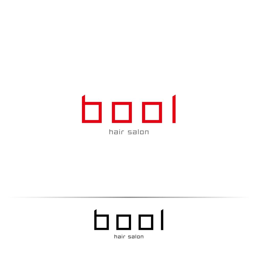 リニューアルオープンの美容室「bool」のロゴ