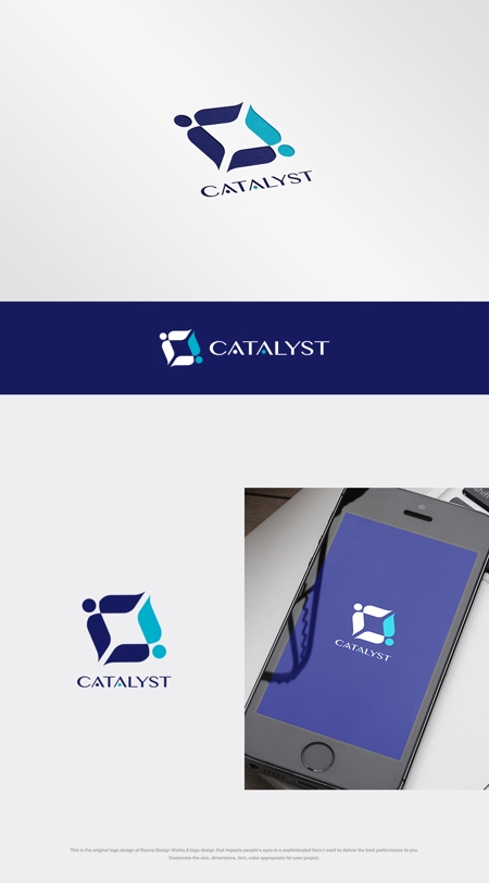 Karma Design Works (Karma_228)さんの医大生向けメディア「Catalyst」のロゴ制作への提案