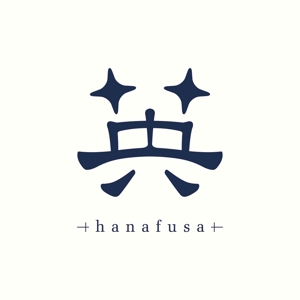 さんの「株式会社  英（hanafusa)」のロゴ作成への提案