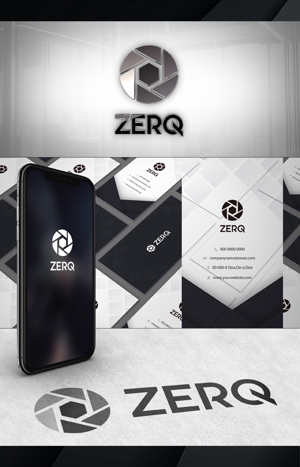 株式会社イーネットビズ (e-nets)さんのイベント会社「合同会社ZERQ」の会社ロゴへの提案