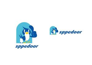 marukei (marukei)さんのspeedoor 旅行会社のlogo　キャラクターロゴへの提案