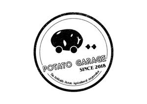 株式会社こもれび (komorebi-lc)さんのジャガイモ料理専門キッチンカー「POTATO GARAGE」のロゴへの提案