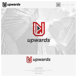 onesize fit’s all (onesizefitsall)さんのリフォーム会社「UPWARDS」のロゴへの提案