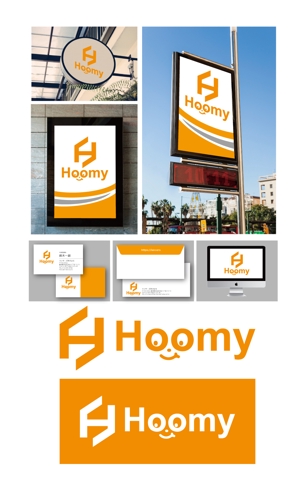 King_J (king_j)さんの不動産ポータルサイト運営会社「Hoomy」のロゴへの提案