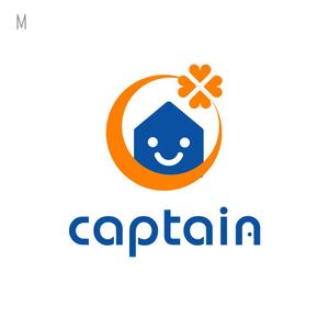 miru-design (miruku)さんの「captain」のロゴ作成への提案