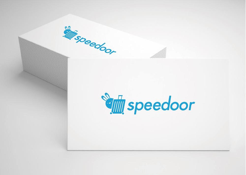 speedoor 旅行会社のlogo　キャラクターロゴ