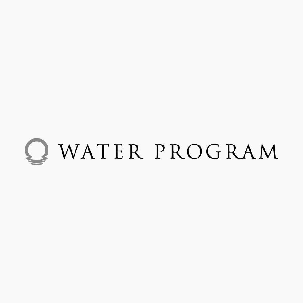 【延長】「WATER PROGRAM」のロゴ作成