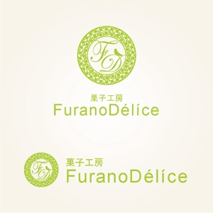 ETSUKO (EKdesign)さんの「菓子工房フラノデリス」のロゴ作成への提案