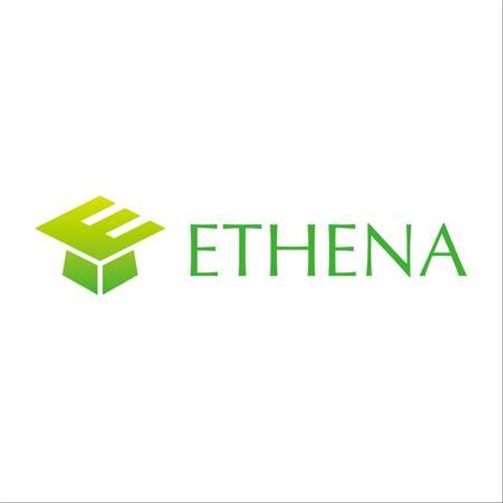 「ETHENA」のロゴ作成（商標登録なし）