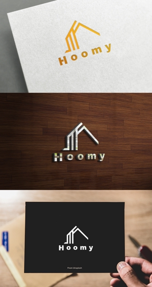 athenaabyz ()さんの不動産ポータルサイト運営会社「Hoomy」のロゴへの提案
