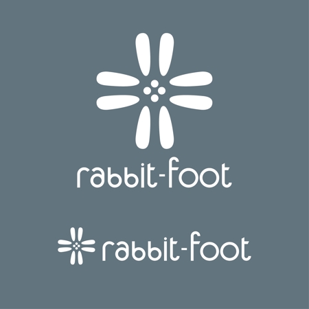 cagelow (cagelow)さんの生活雑貨　「rabbit-foot]のロゴへの提案