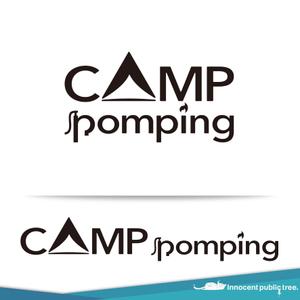 Innocent public tree (nekosu)さんのキャンプサイト「CAMP pomping」のロゴへの提案
