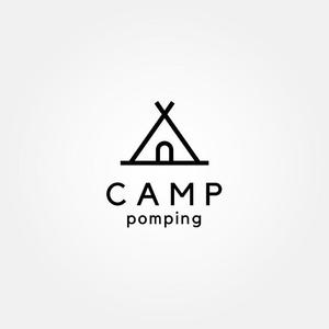 tanaka10 (tanaka10)さんのキャンプサイト「CAMP pomping」のロゴへの提案