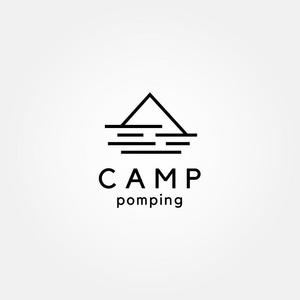 tanaka10 (tanaka10)さんのキャンプサイト「CAMP pomping」のロゴへの提案