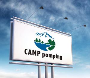 ark-media (ark-media)さんのキャンプサイト「CAMP pomping」のロゴへの提案