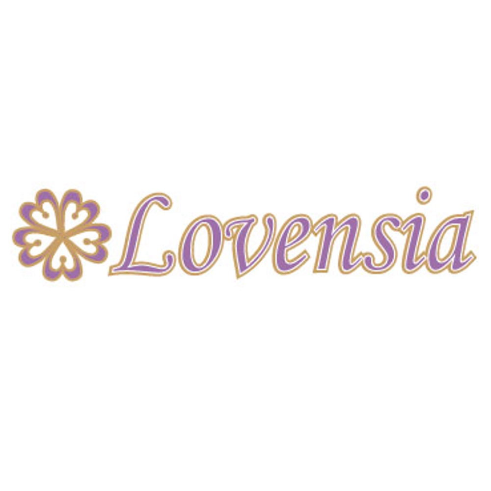 「Lovensia - ラベンシア -」のロゴ作成