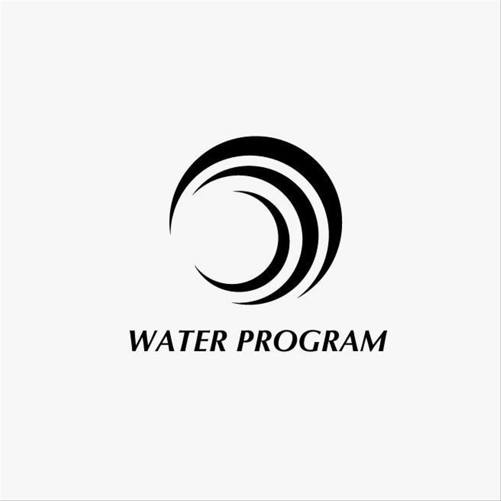 【延長】「WATER PROGRAM」のロゴ作成