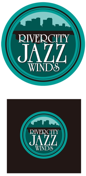 CF-Design (kuma-boo)さんのWind Jazz Orchestra 「Rivercity Jazz Winds」 のロゴ制作への提案
