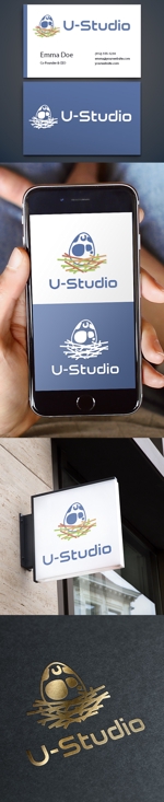 takon (takon)さんのアイデアを具現化する仕組み「U-Studio」のロゴ コンペへの提案