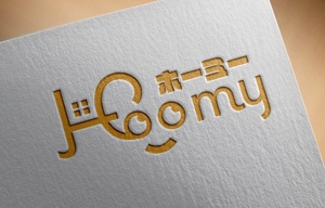 yuDD ()さんの不動産ポータルサイト運営会社「Hoomy」のロゴへの提案