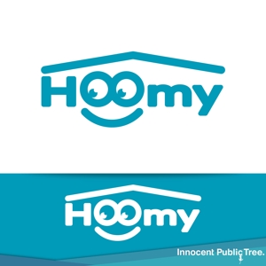 Innocent public tree (nekosu)さんの不動産ポータルサイト運営会社「Hoomy」のロゴへの提案