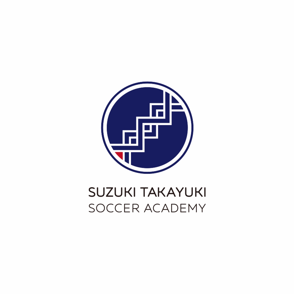元サッカー日本代表が運営するサッカースクールのブランドロゴ