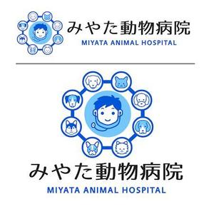 Cutiefunny (megu01)さんのみやた動物病院のロゴへの提案