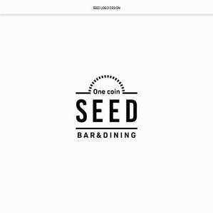 DeeDeeGraphics (DeeDeeGraphics)さんのオールメニュー500円のBar『One coin BAR&DINING SEED』のロゴへの提案