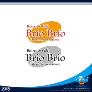 中津留　正倫 (cpo_mn)さんのカリフォルニアにオープン予定のカフェ「Brio Brio」のロゴへの提案
