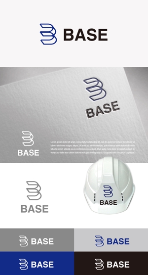 mg_web (mg_web)さんの建設会社「株式会社BASE」のロゴへの提案
