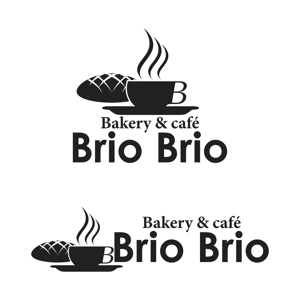 stack (stack)さんのカリフォルニアにオープン予定のカフェ「Brio Brio」のロゴへの提案