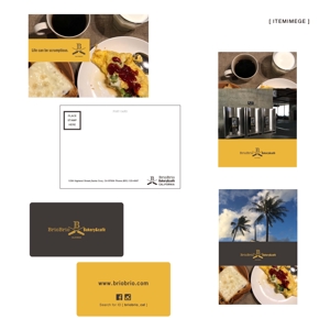 tatsuro sato  (tatsuro_designworks)さんのカリフォルニアにオープン予定のカフェ「Brio Brio」のロゴへの提案