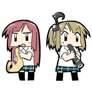 家猫しろ (nakamura_ju-siro)さんの吹奏楽部の”ゆるキャラ”デザイン大募集！！への提案