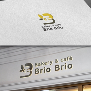 late_design ()さんのカリフォルニアにオープン予定のカフェ「Brio Brio」のロゴへの提案