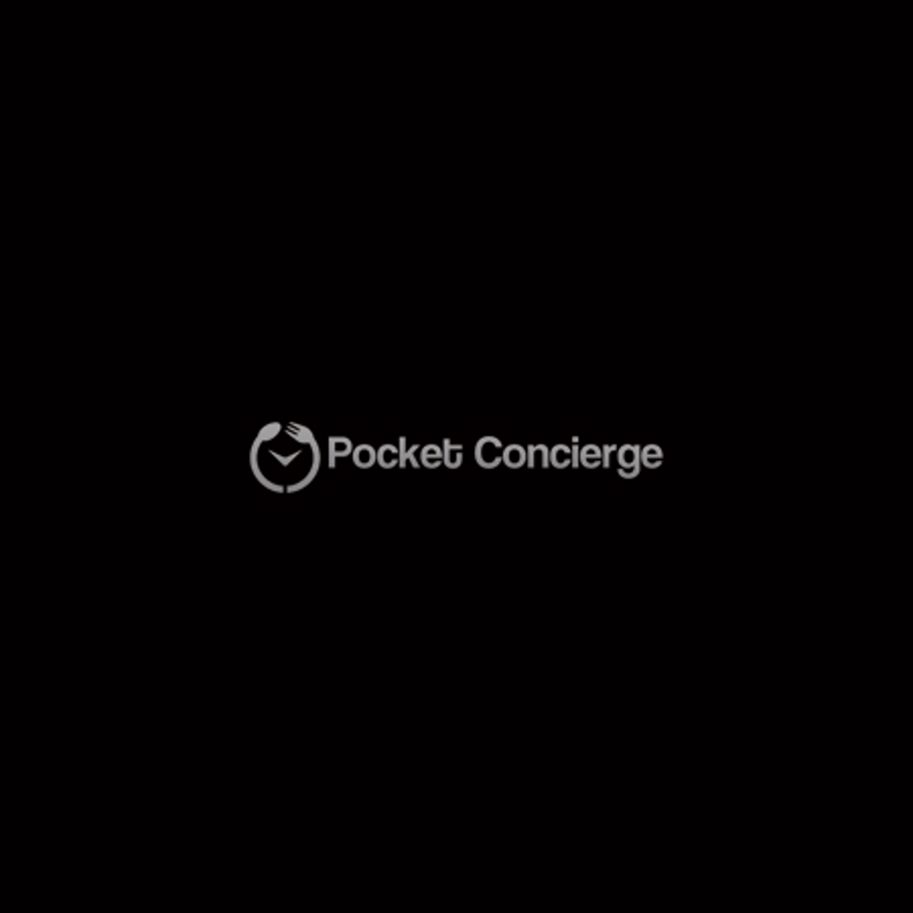 「Pocket Concierge」のロゴ作成