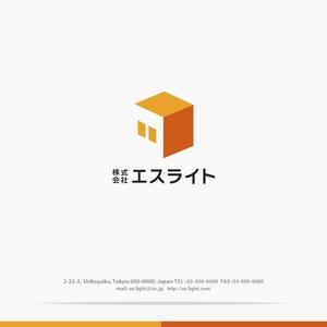 H-Design (yahhidy)さんの新設不動産賃貸会社「株式会社エスライト」のロゴへの提案