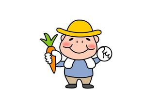 marukei (marukei)さんの農産物食育ブログのゆるくてかわいい農家のおじさんキャラクターデザイン募集への提案