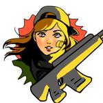 小松ソイ (ilovesoy)さんのサバイバルゲームの女性を紹介していくSNS用アカウントのアイコンイラスト作成への提案