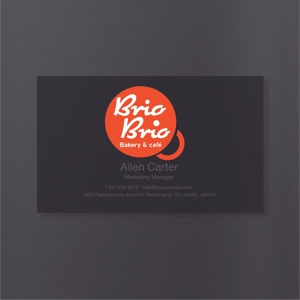 gou3 design (ysgou3)さんのカリフォルニアにオープン予定のカフェ「Brio Brio」のロゴへの提案