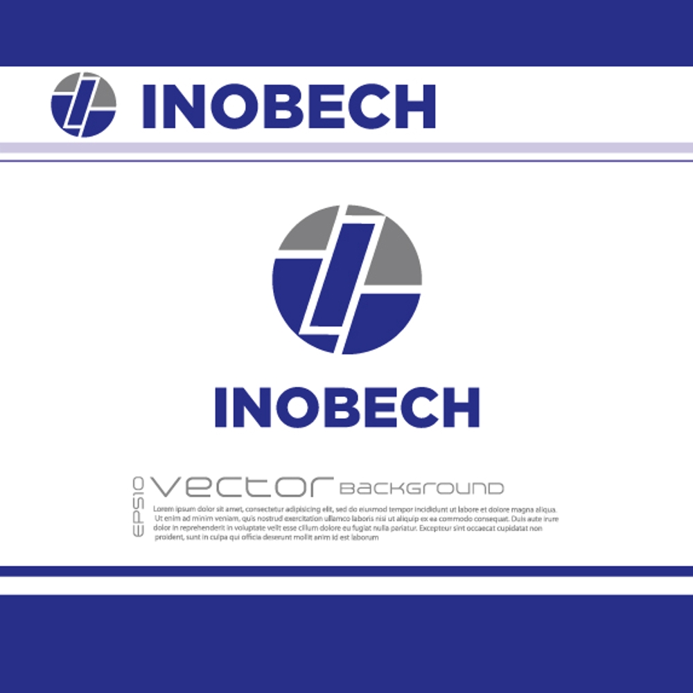 約1000人が働く延岡鐡工団地通称「INOBECH」（イノベック）のロゴデザイン