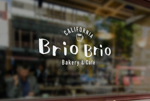 Yuko ()さんのカリフォルニアにオープン予定のカフェ「Brio Brio」のロゴへの提案