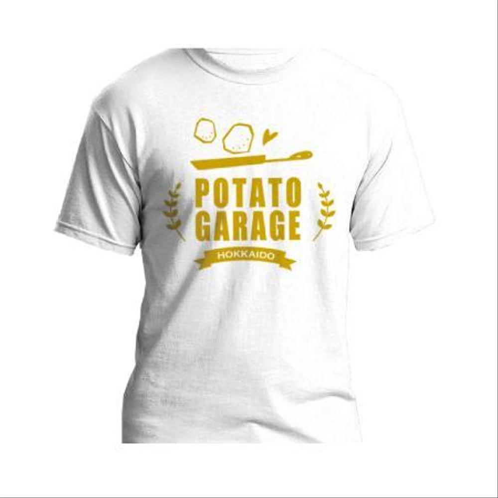 ジャガイモ料理専門キッチンカー「POTATO GARAGE」のロゴ