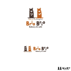 noraya_jr (noraya_jr)さんのカリフォルニアにオープン予定のカフェ「Brio Brio」のロゴへの提案