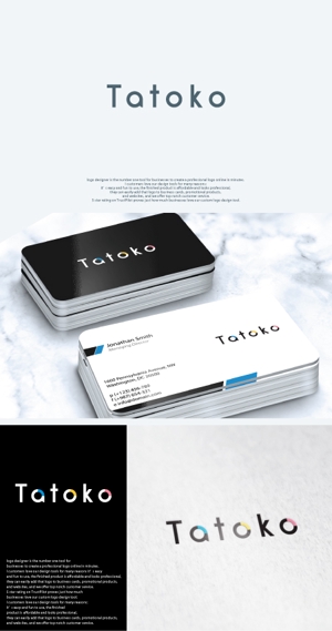 take5-design (take5-design)さんの「株式会社Tatoko」の会社ロゴへの提案